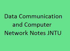 Data Communication pdf notes - DC pdf notes - Data Communication notes pdf - DC notes pdf - data communication lecture notes