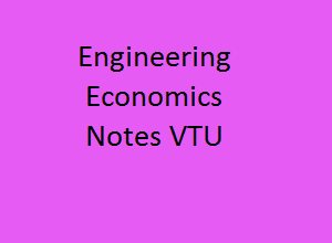 Engineering Economics PDF VTU | EEC PDF VTU