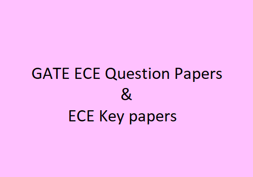 Gate Solved Papers for ECE | Gate ECE Question Paper