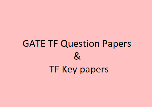 GATE Textile Engineering Question Papers with Solutions | GATE Textile Engineering Question Papers