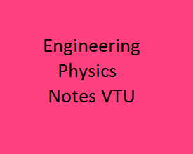 Engineering Physics PDF VTU | EP PDF VTU